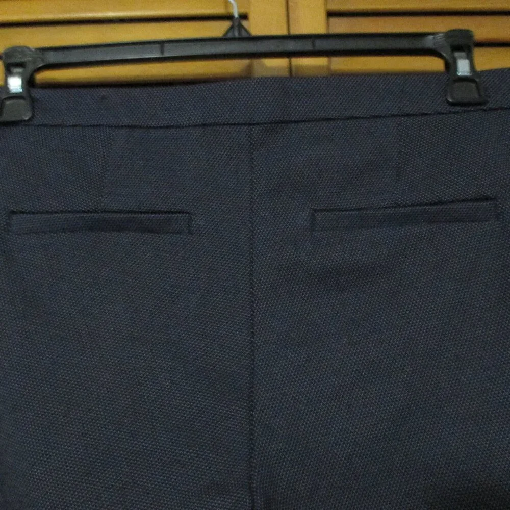 Liverpool pants elastic banded waist, pockets and stretch, navy w/dots size 12 - Picture 7 of 8